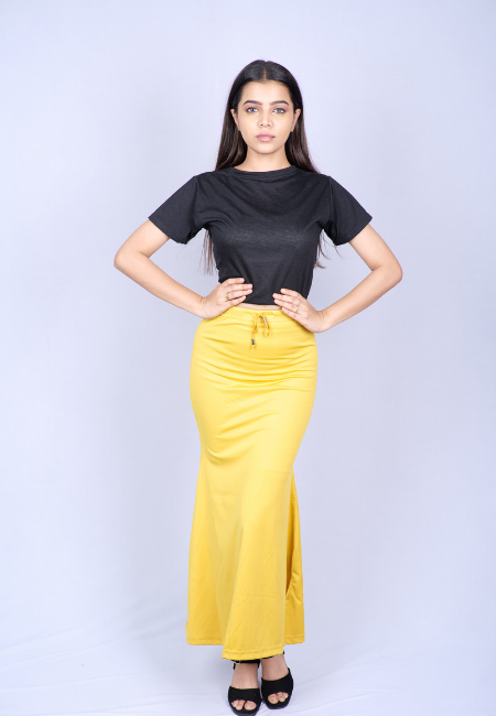 Mango yellow Saree Shapewear – Preethi Shapewear