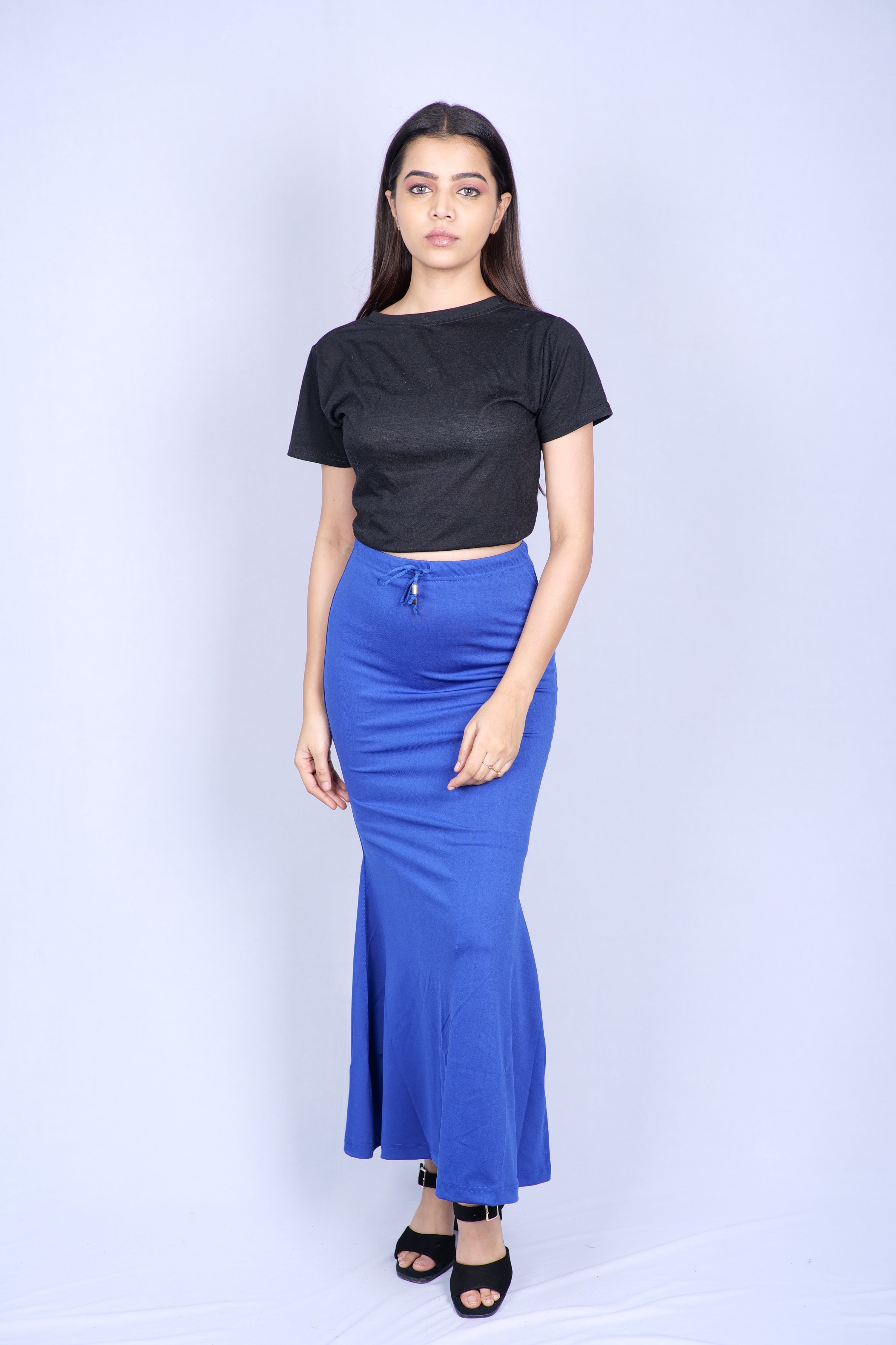 Royal blue Saree Shapewear – Preethi Shapewear