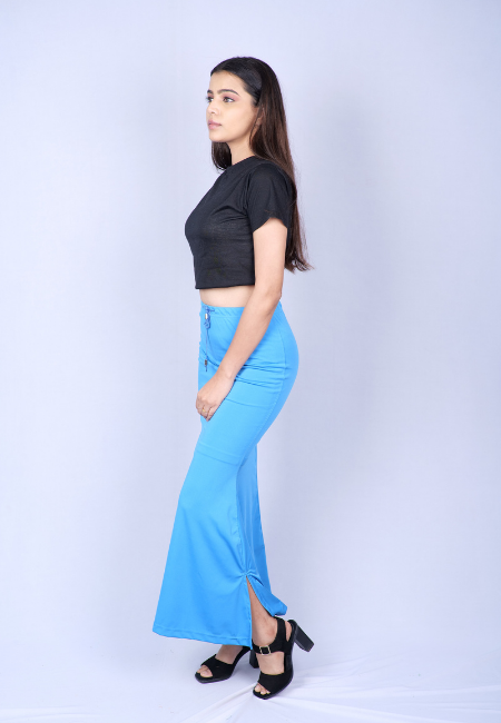 Ice Blue Saree Shapewear – Preethi Shapewear